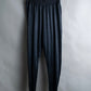 "ISSEY MIYAKE" Open back design pullover and easy pants 
silk fabric set up