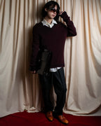 "COMME des GARCONS HOMME PLUS" Beautiful glossy cupra white necktie