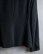 "Max Mara" Pinstripe short length tailored jacket