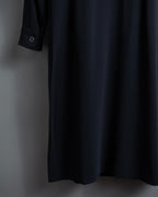 "Max Mara" 90's Refined design long shirt dress