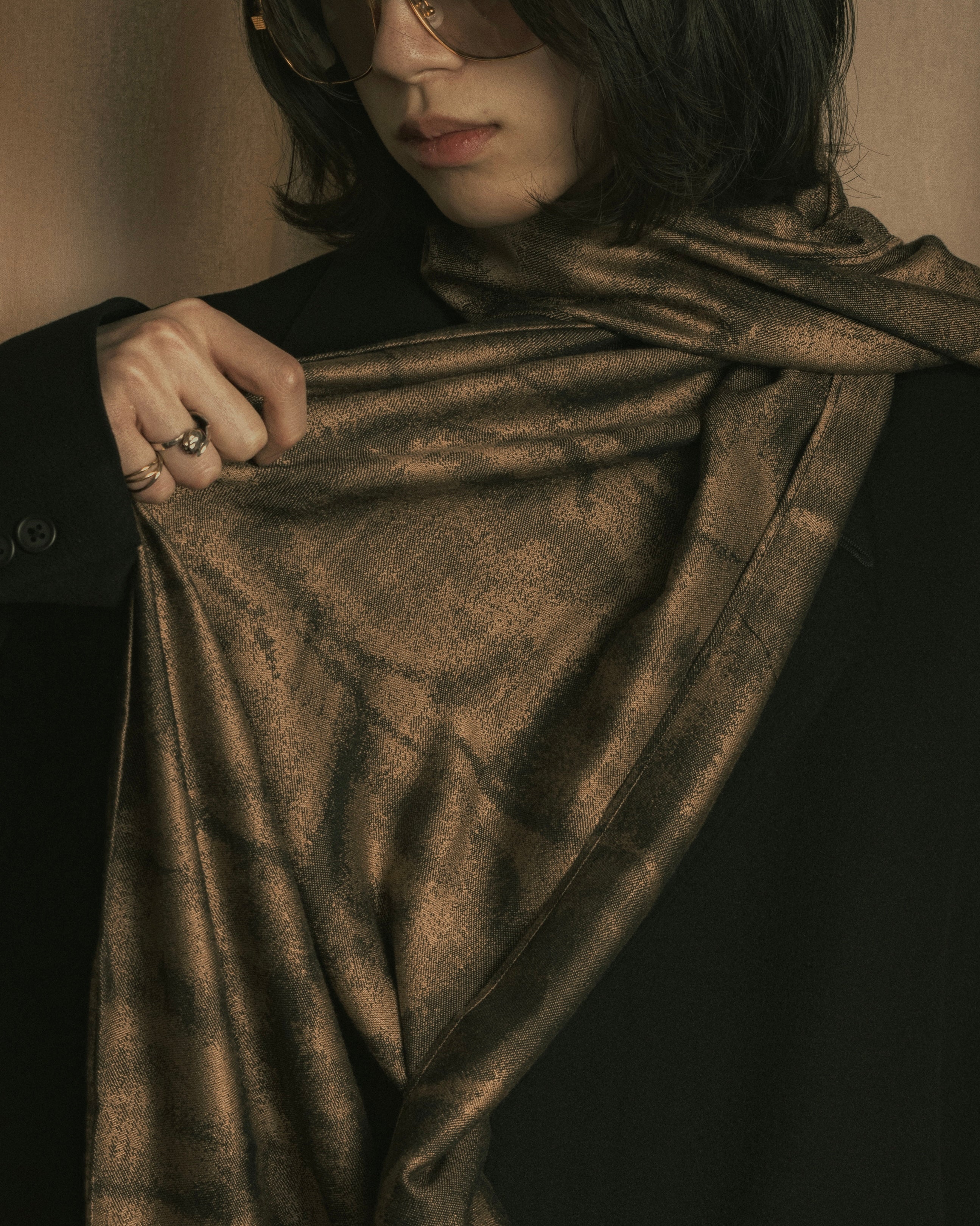 -SPECIAL- "Christian Dior"
90's-00's Abstract Expression Pattern Large Stole