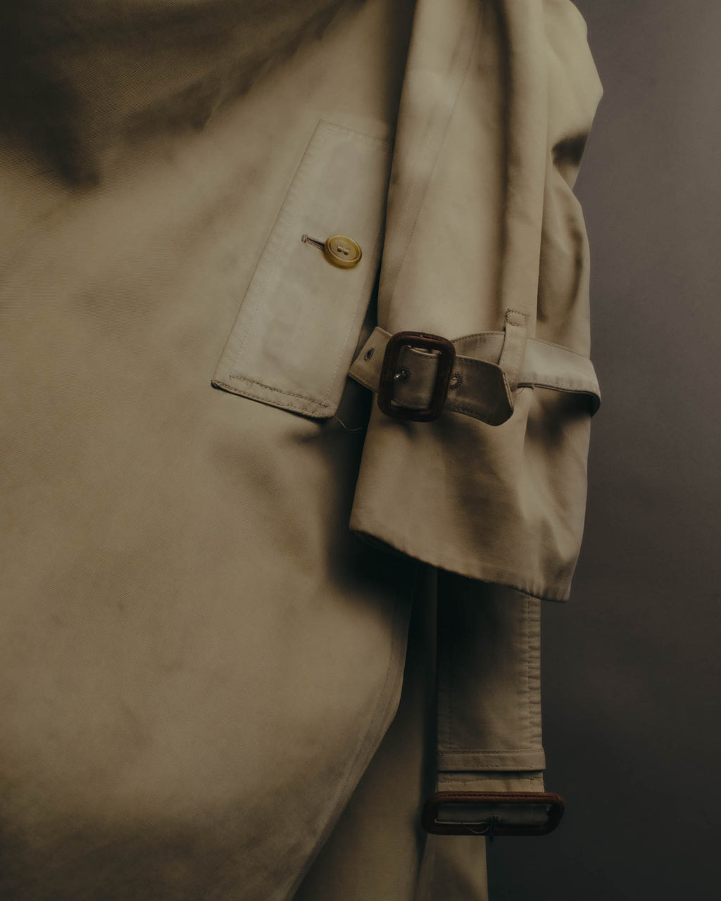 “BURBERRYS” 90’s classic cotton trench coat