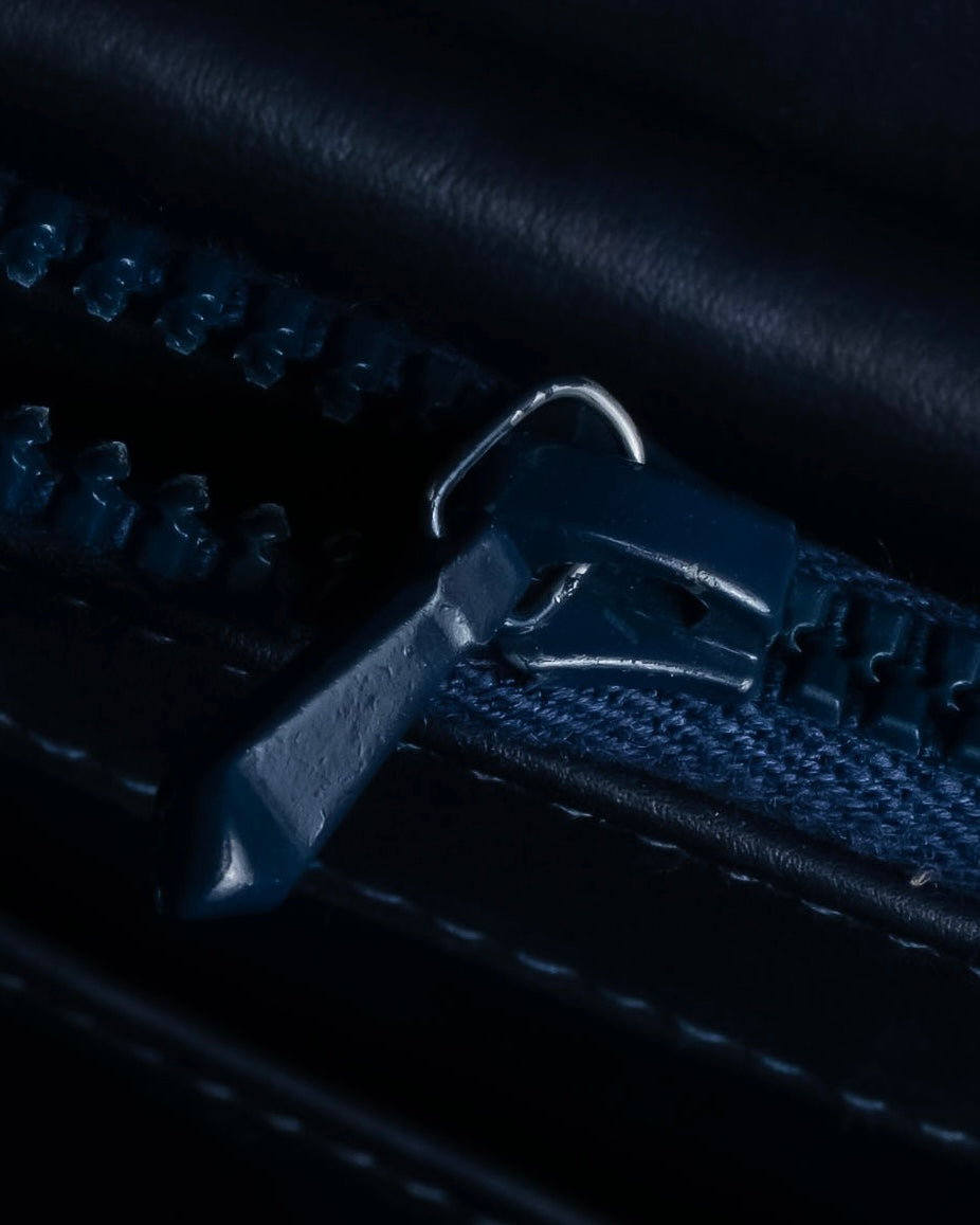 "GUCCI" Dark navy suede leather shoulder bag