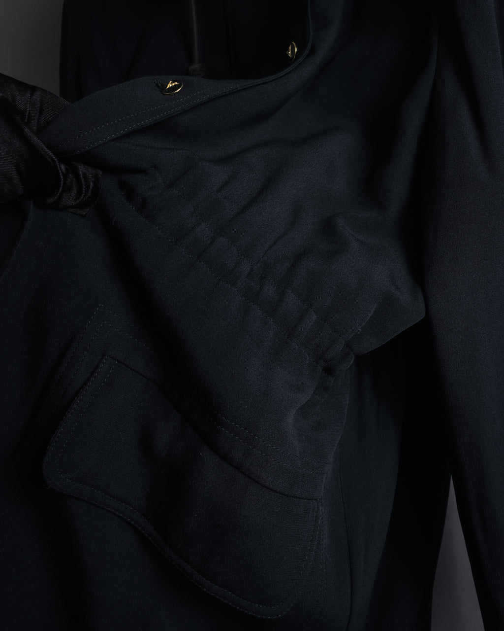 "VALENTINO" 90’s Couture-lined hooded coat