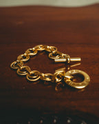 –SPECIAL– "CELINE" 90's Sculptural link bracelet