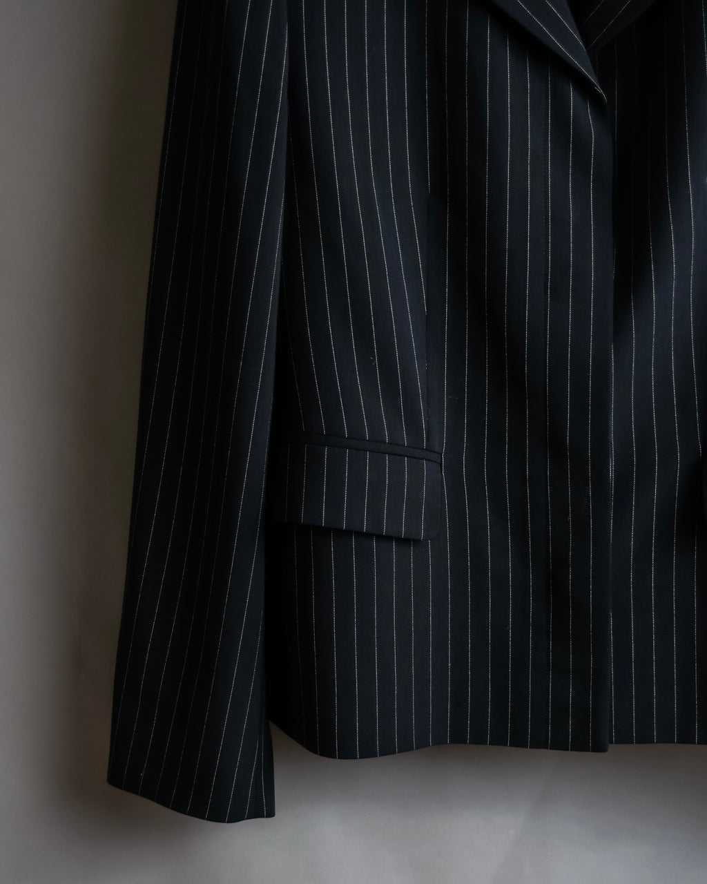 "Max Mara" Pinstripe short length tailored jacket