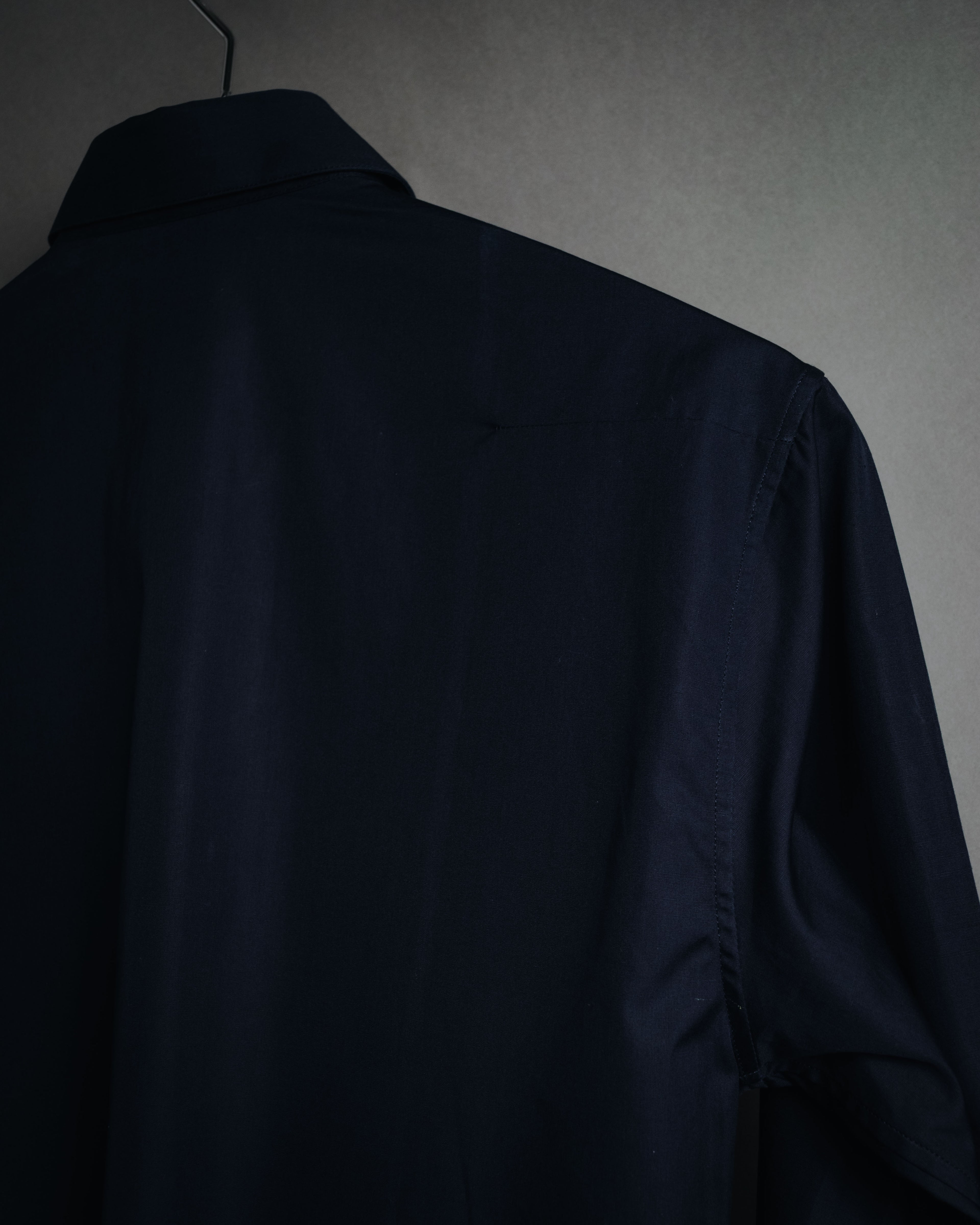 "Dior" 2017 AW Minimal fly-front bee-embroidered shirt