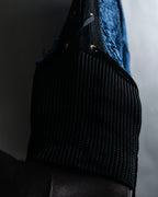 "TOGA ARCHIVES" String design mesh switching melange knit