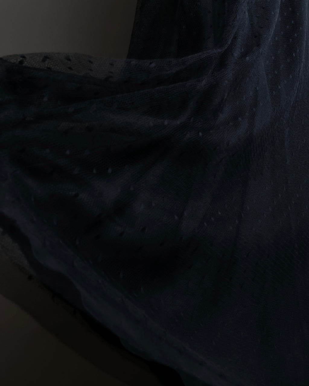 "RED VALENTINO" Polka dot pattern tulle flared skirt