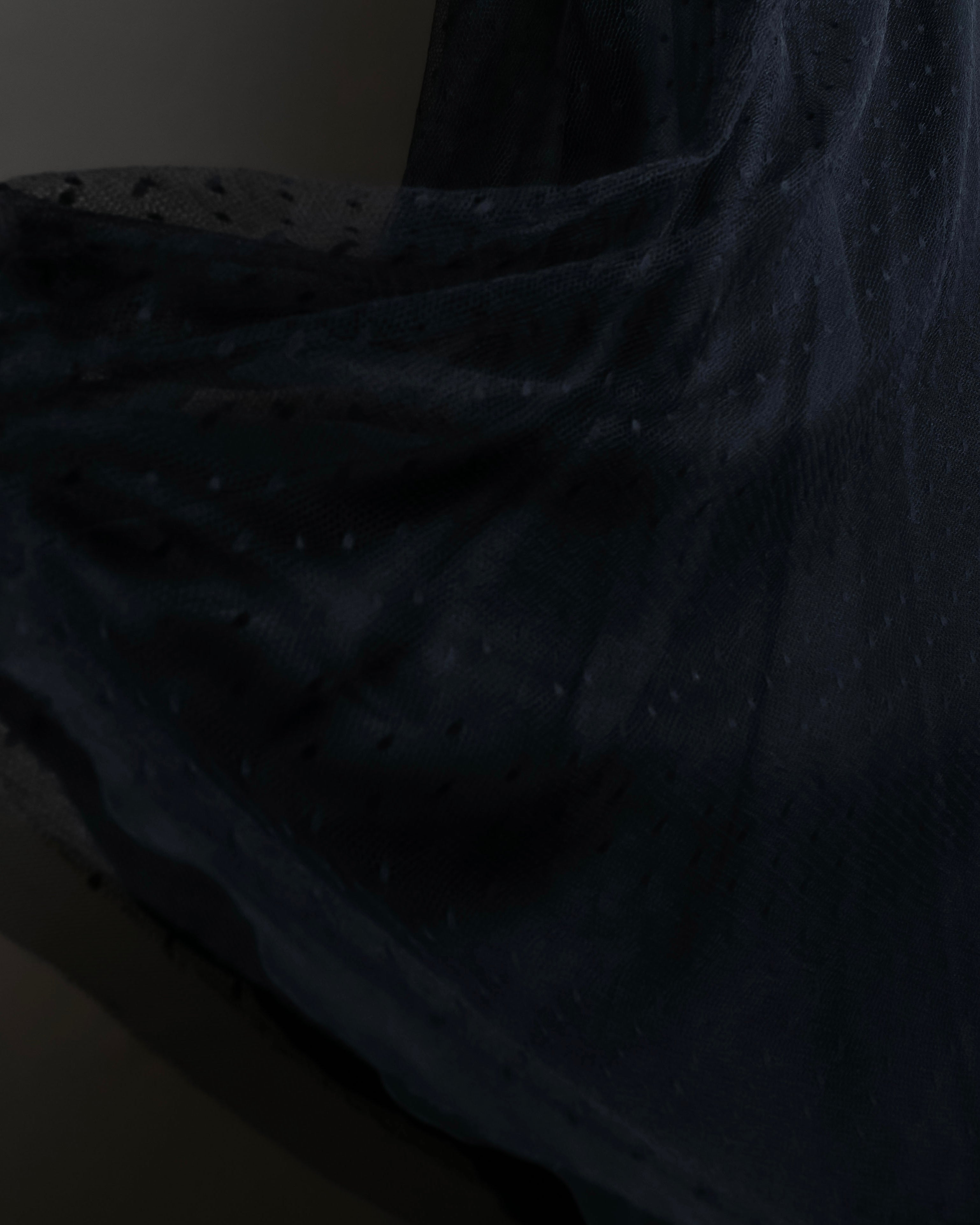 "RED VALENTINO" Polka dot pattern tulle flared skirt