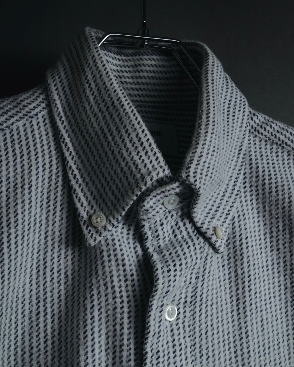 "THOM BROWNE" Micro patterned button-down shirt