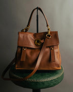 "Yves Saint Laurent" 00's-10's Structured leather shoulder bag