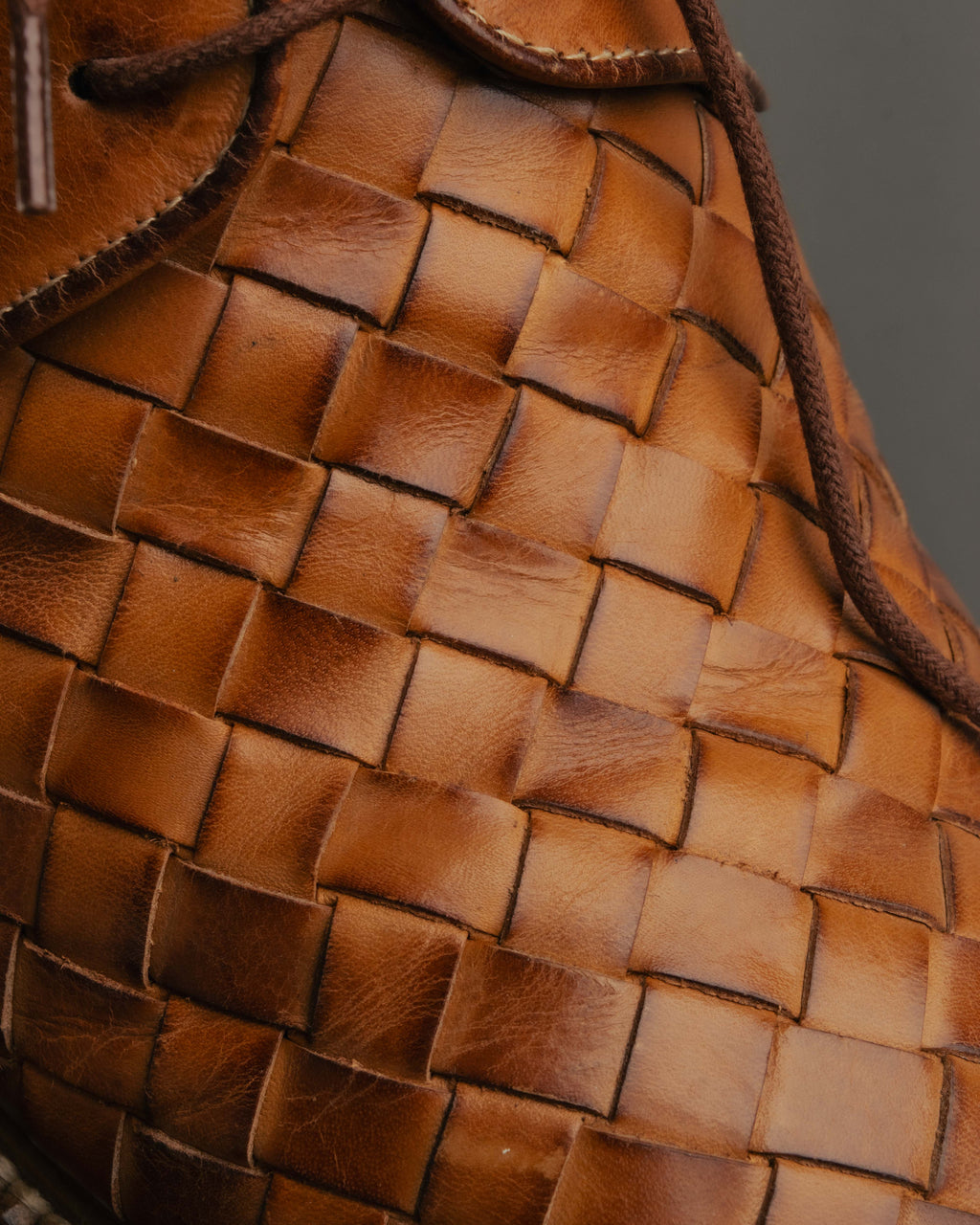 "Vintage" 90’s-00’s Handwoven derby shoes