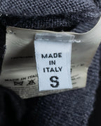 "Maison Martin Margiela" 2008SS two-tone V-neck knit