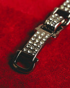 "Ferragamo" Sparkling crystal link bracelet
