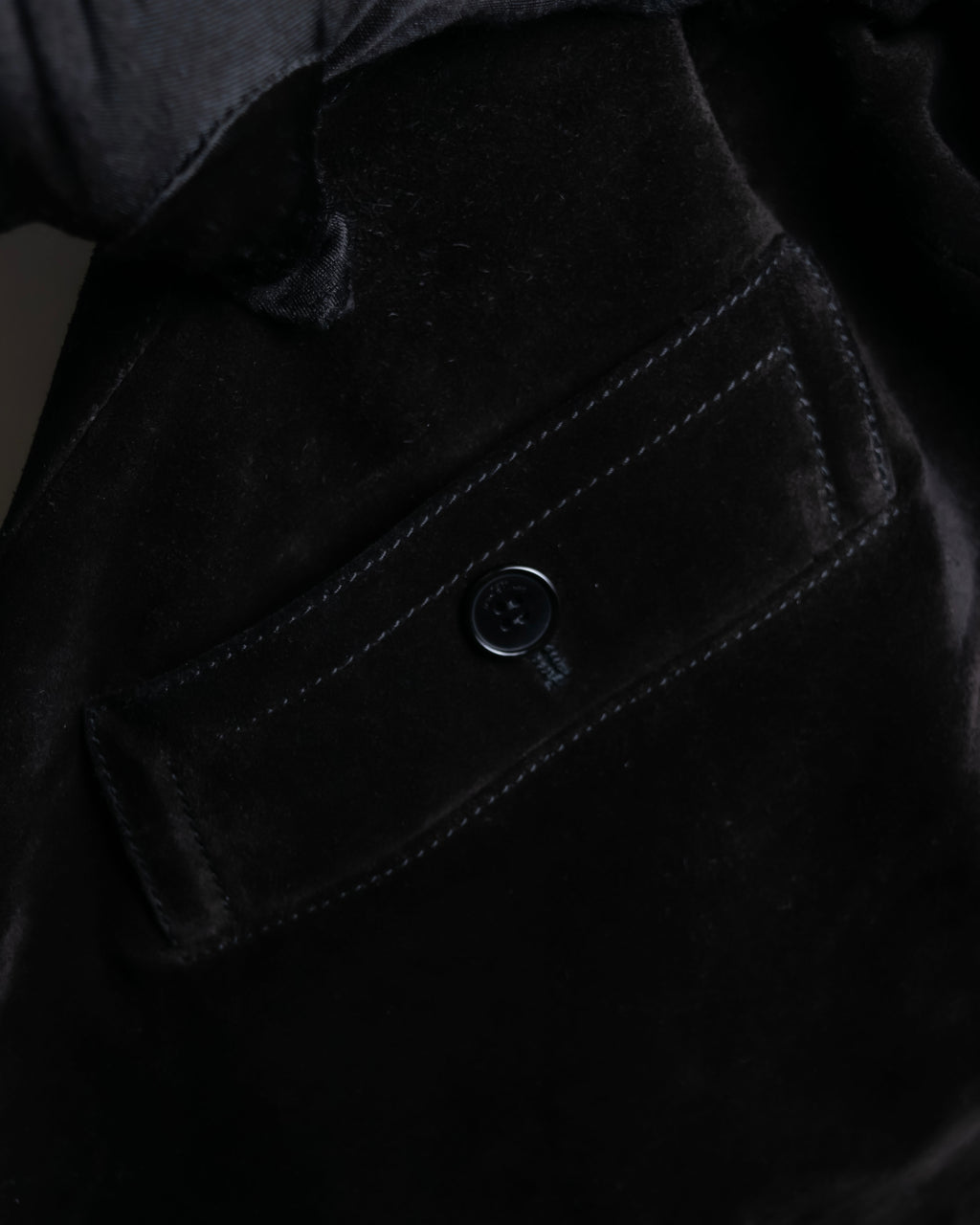 "Saint Laurent" 19AW gold studs design suede long coat