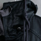 "BALENCIAGA" Glossy cotton military detail belted coat