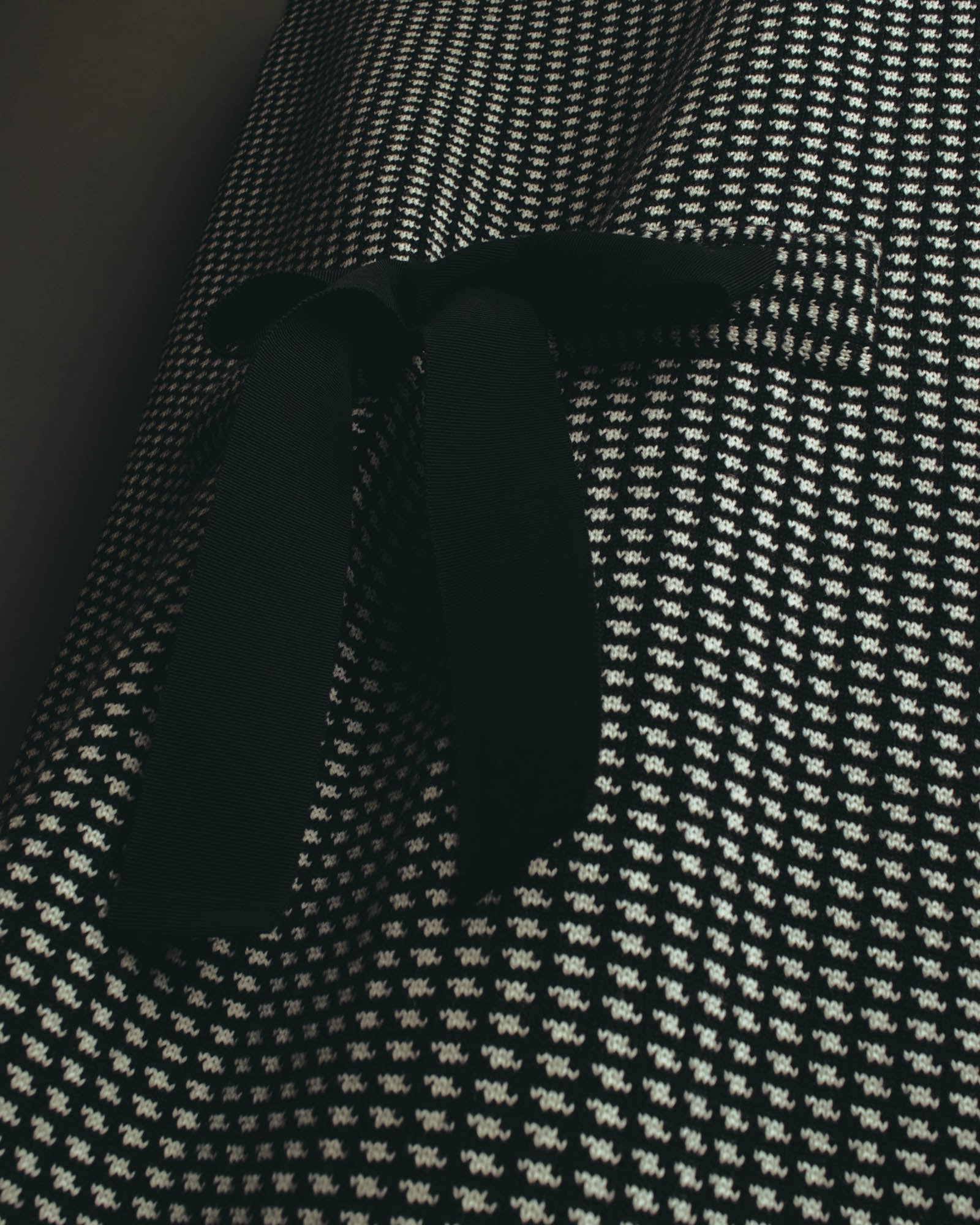"Christian Dior" 00's Textured wool knit coat
