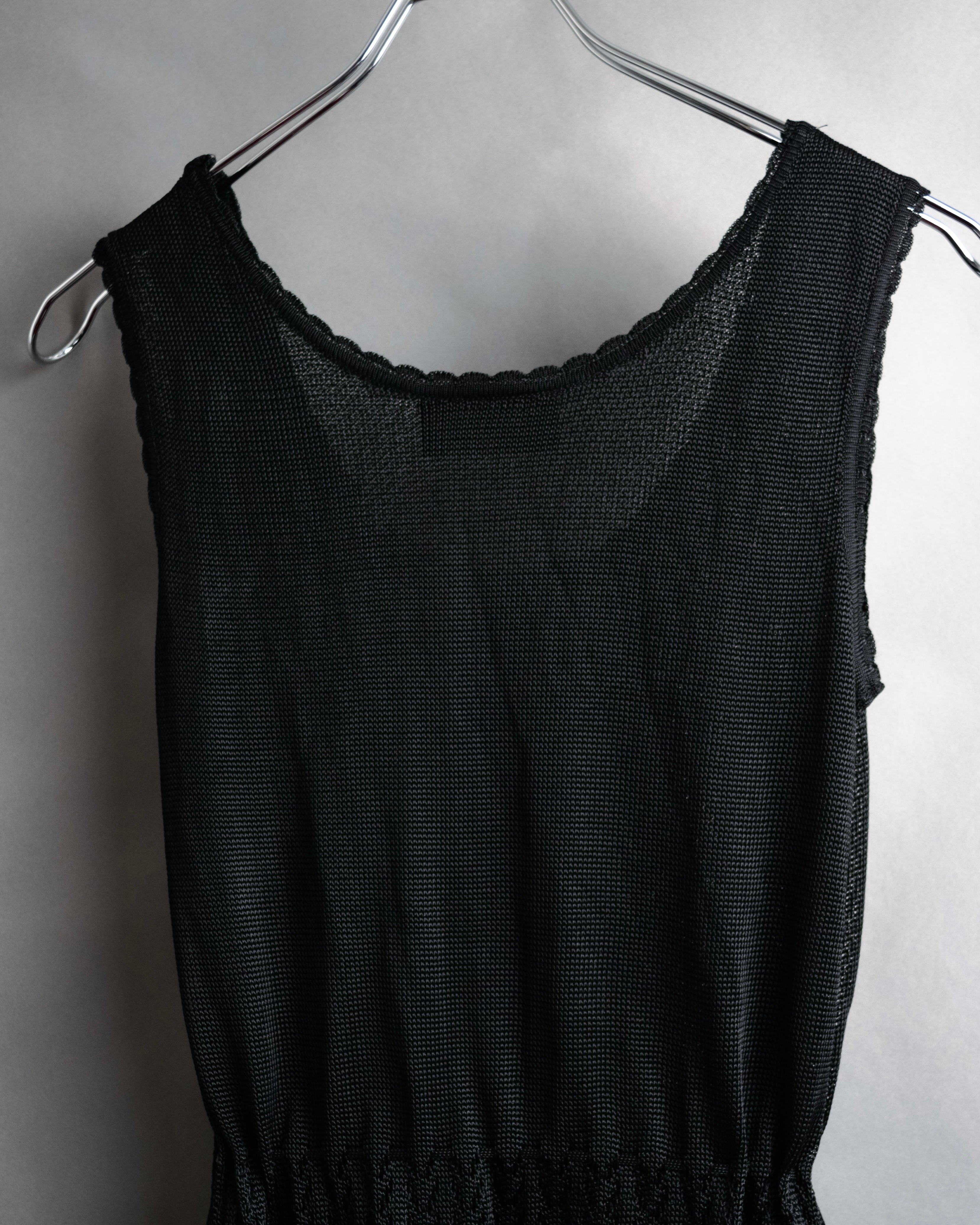 “FENDI” 90’s-00’s Openwork knit ensemble