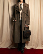-SPECIAL- “GUCCI × ZAMASPORT” 1989–1994 Double Breasted Long Coat