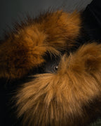 “SAINT LAURENT PARIS“ 2021-2022 Faux fur wrist cuffs