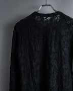 "COMME des GARCONS" 20SS Floral motif lace pullover