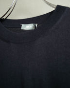 "DIOR" 2010's Minimal bee embroidered wool crewneck sweater