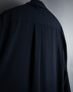 "Maison Margiela" 16SS Bow tie draping shirt