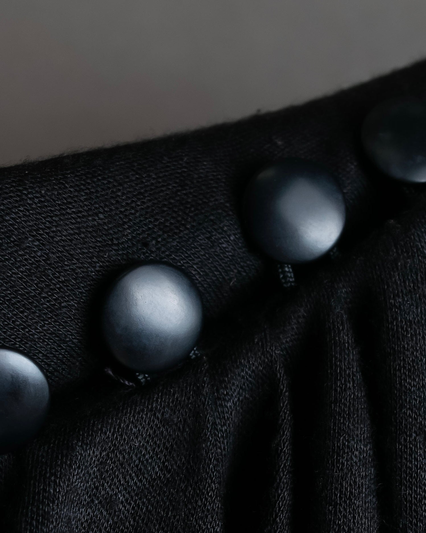 "LANVIN" Asymmetrical shoulder button design long dress