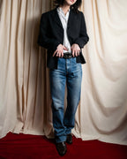 "Max Mara" Pinstripe short length tailored jacket