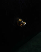 "YVES SAINT LAURENT" Cassandra logo engraved turnlock 2-way leather bag