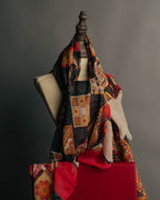 "Salvatore Ferragamo" 2010's Geometric tribal print silk scarf
