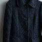 "MIU MIU" dimensional woven stand up collar coat