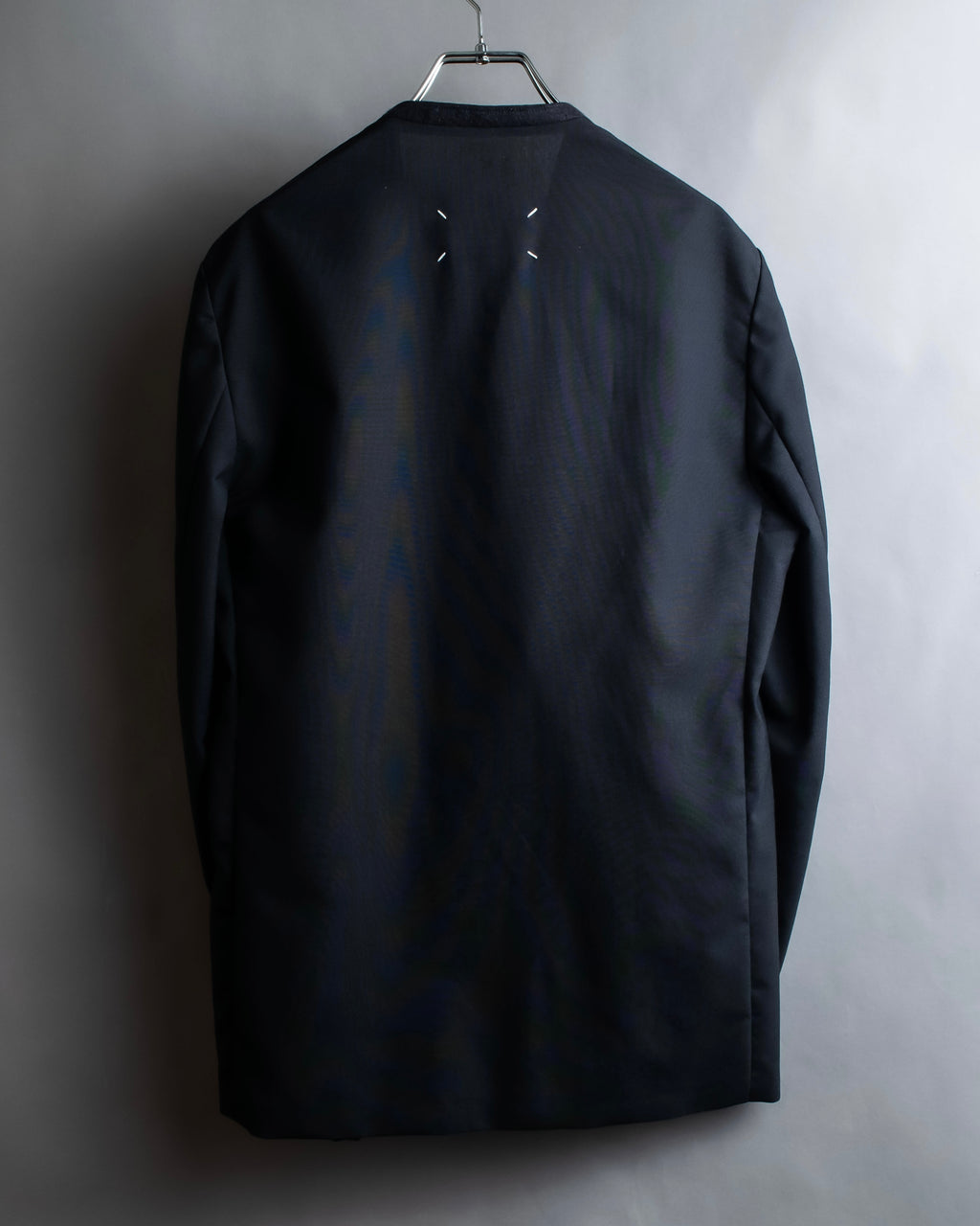 "MAISON MARGIELA" 20AW No-collar design wool tailored jacket