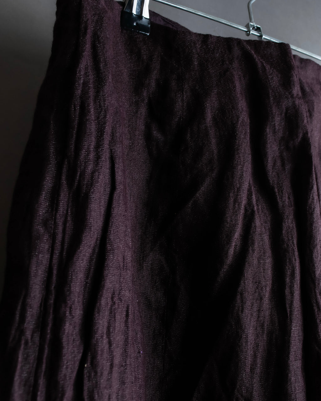 "Vintage glitter blend fabric washer flare skirt"