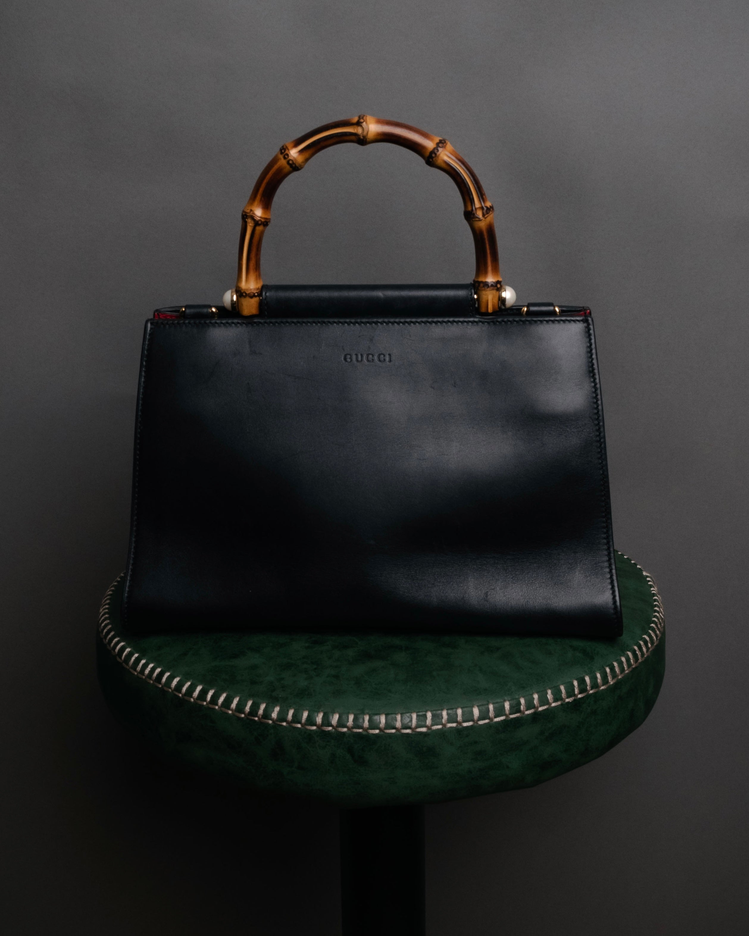 10%セール‼️★美品！！　GUCCI バンブー トップハンドル ハンドバッグ GUCCI (グッチ) - ニムフェア バンブー ハンドバッグ - ブラック