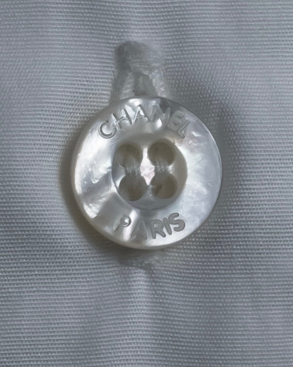 "CHANEL" 96's Spring collection tuck pleats shirt