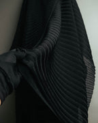 -SPECIAL- “Christian Dior“ 00’s-10’s Sheer ribbed asymmetric long skirt