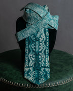 "JEAN PAUL GAULTIER" Trompe l'oeil design silk neck tie