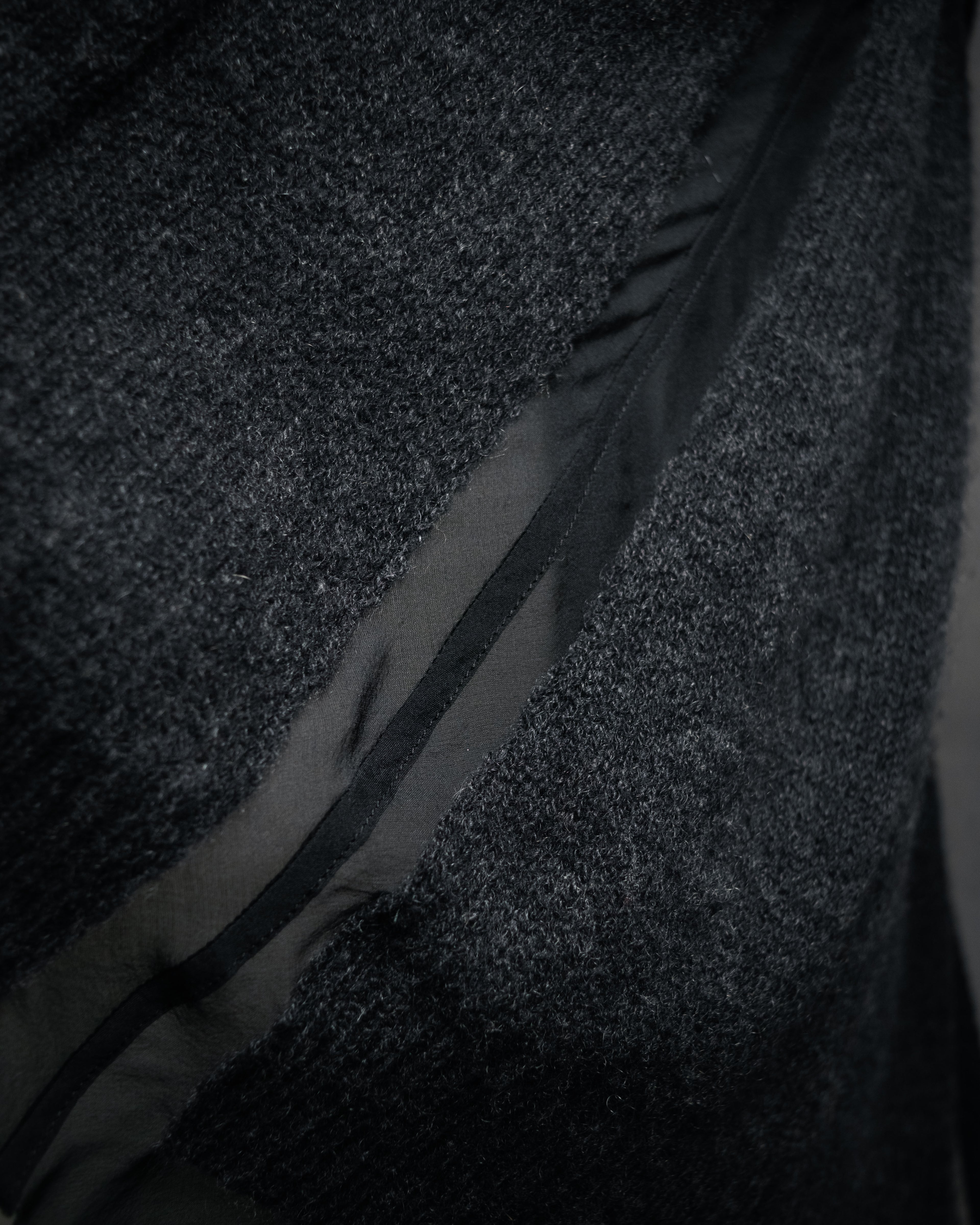 “DRIES VAN NOTEN” 90’s–Early 00’s Cashmere and silk layered belted cardigan