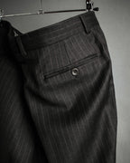 "ARMANI COLLEZIONI" Classic Italian tailoring stripe pattern set up