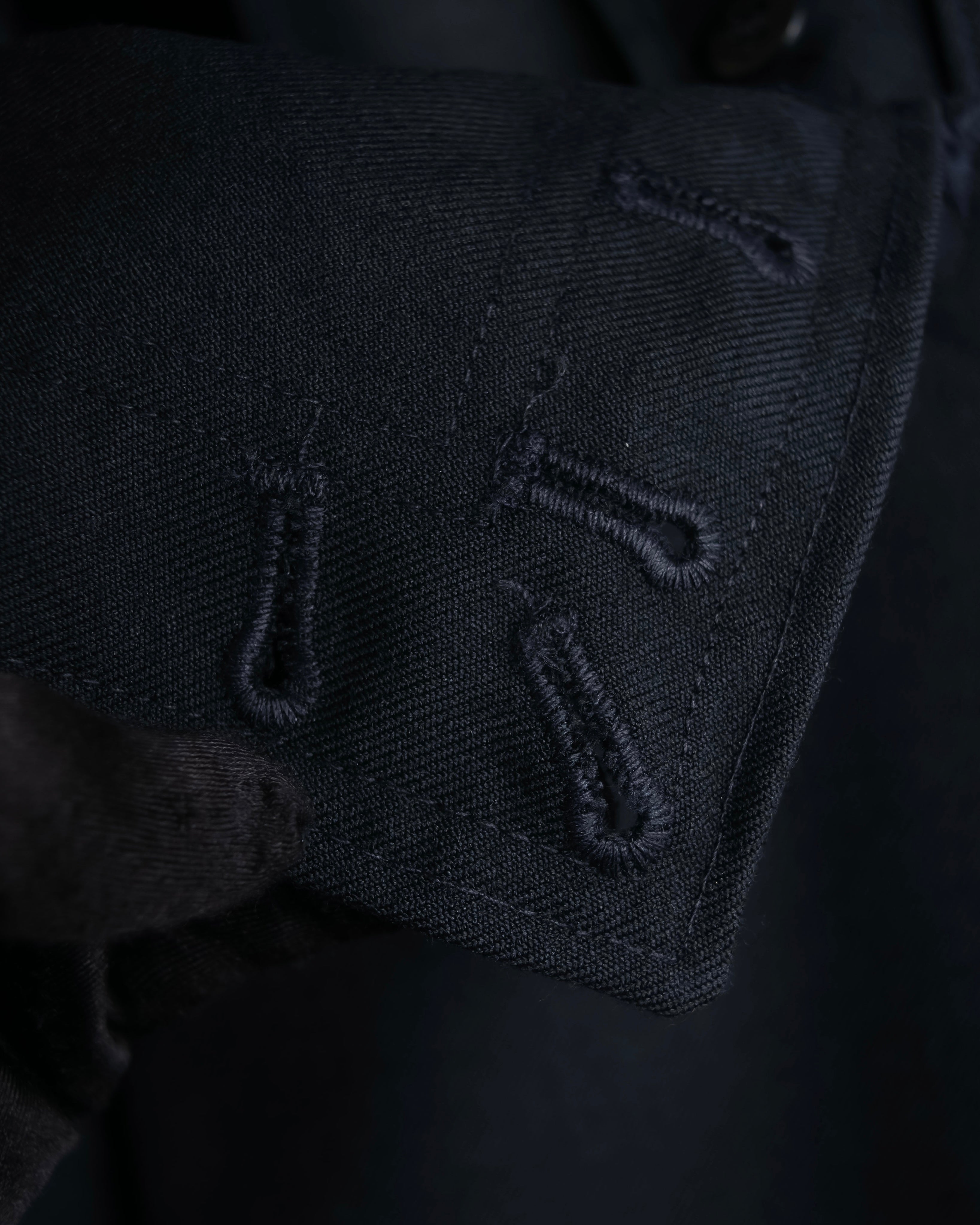 "US navy inspired lace back wide sailor pants"