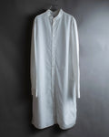"MAISON MARGIELA" 18AW No-collar design Super long shirt
