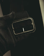 -SPECIAL- “HERMÈS” 00’s Jean Paul Gaultier era belted four-zip long cardigan