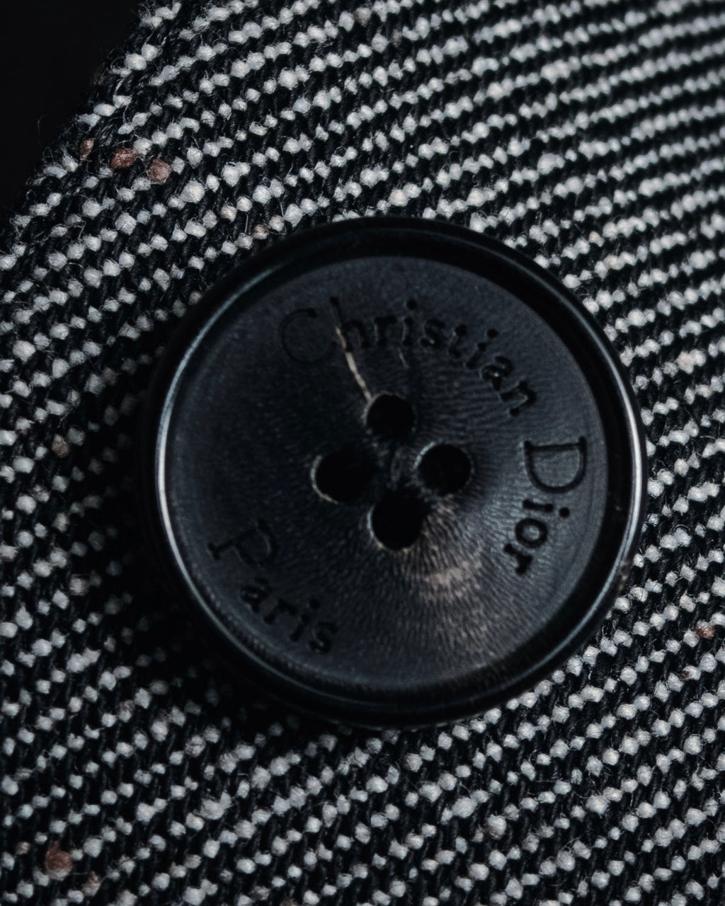 "Christian Dior" 23SS half double-breasted structured gilet