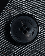 "Christian Dior" 23SS half double-breasted structured gilet