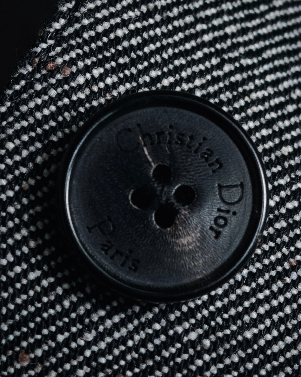 "Christian Dior" 23SS half double-breasted structured gilet