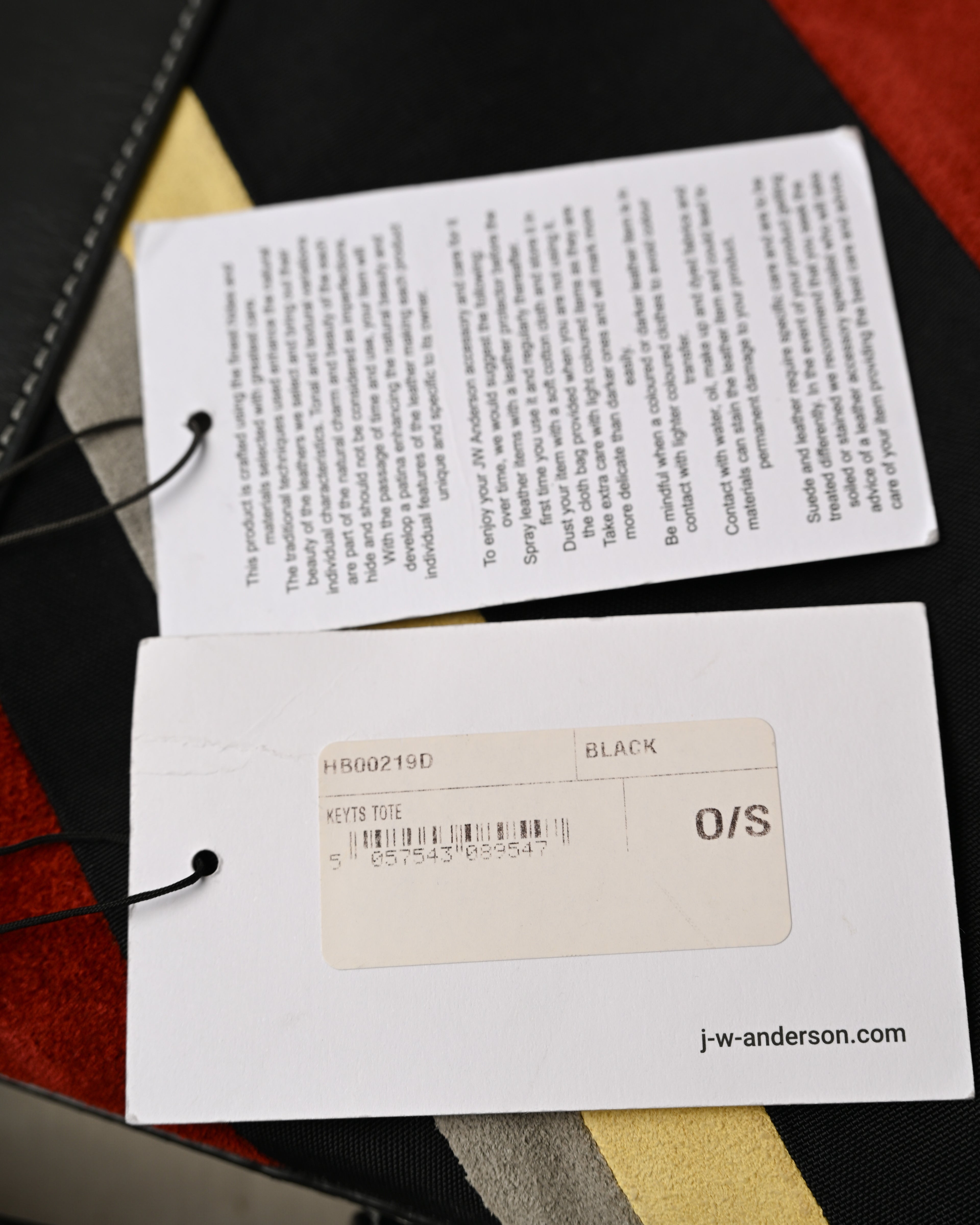 JW ANDERSON / 2019AW Keyts Shoulder Bag Black Multi