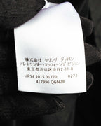 “Alexander McQueen” 10’s Layered double-collar contrast trim shirt