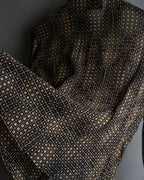 "FENDI" Geometric pattern logo printed shirt